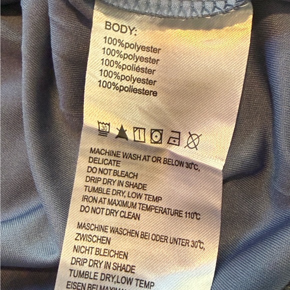 Wicking Fabric Men’s Long Sleeve Performance Tees - Blue and Gray bundle - Picture 7 of 9